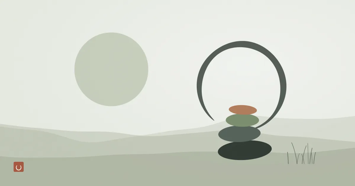 Abstract ink wash illustration of a soft white powder cloud drifting over pale green leaves, representing natural deodorant ingredients