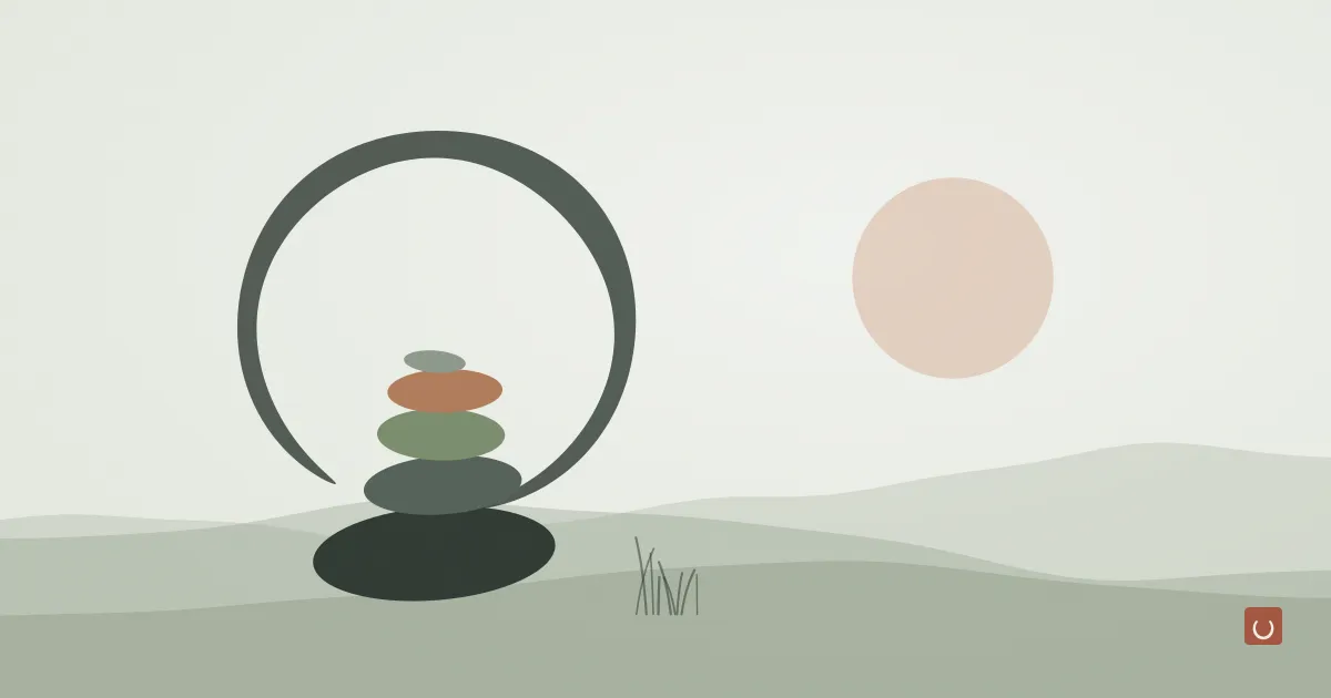 Abstract ink wash illustration of a soft golden pool beside a single green leaf, representing plant based moisturizers replacing petroleum