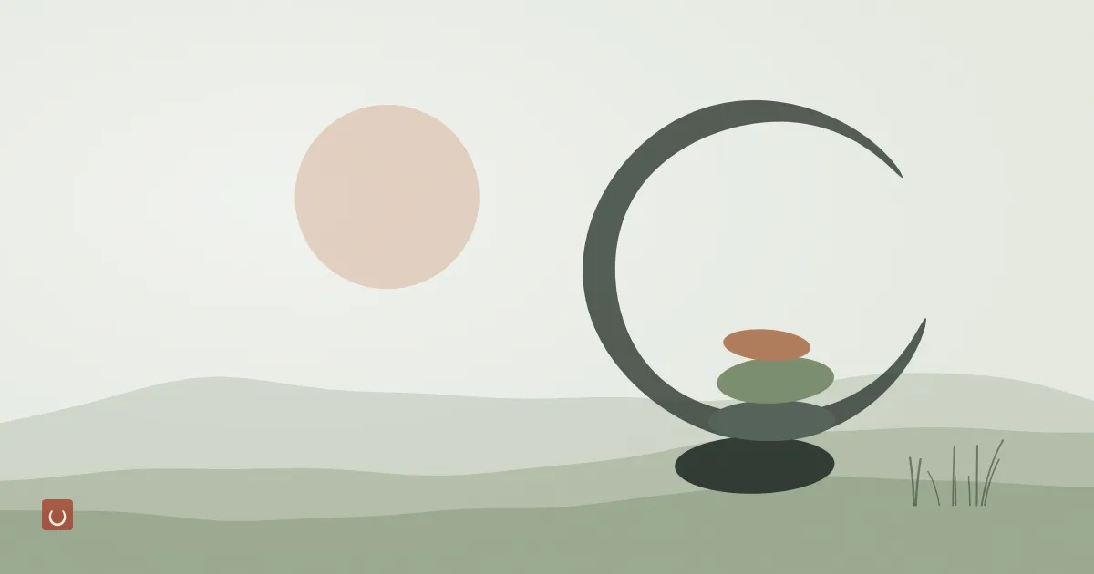 Abstract ink wash illustration of two rounded forms, one pale ivory and one warm brown, resting side by side, representing shea butter and cocoa butter