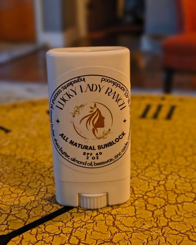 Travel size Lucky Lady Ranch mineral sunblock